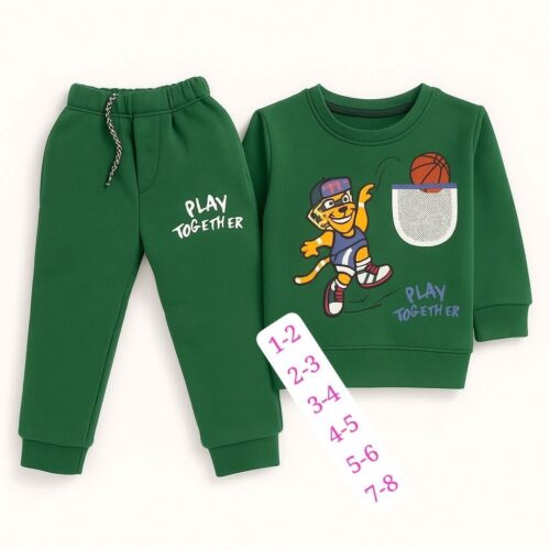 Boys Green Play Together Tracksuit Set